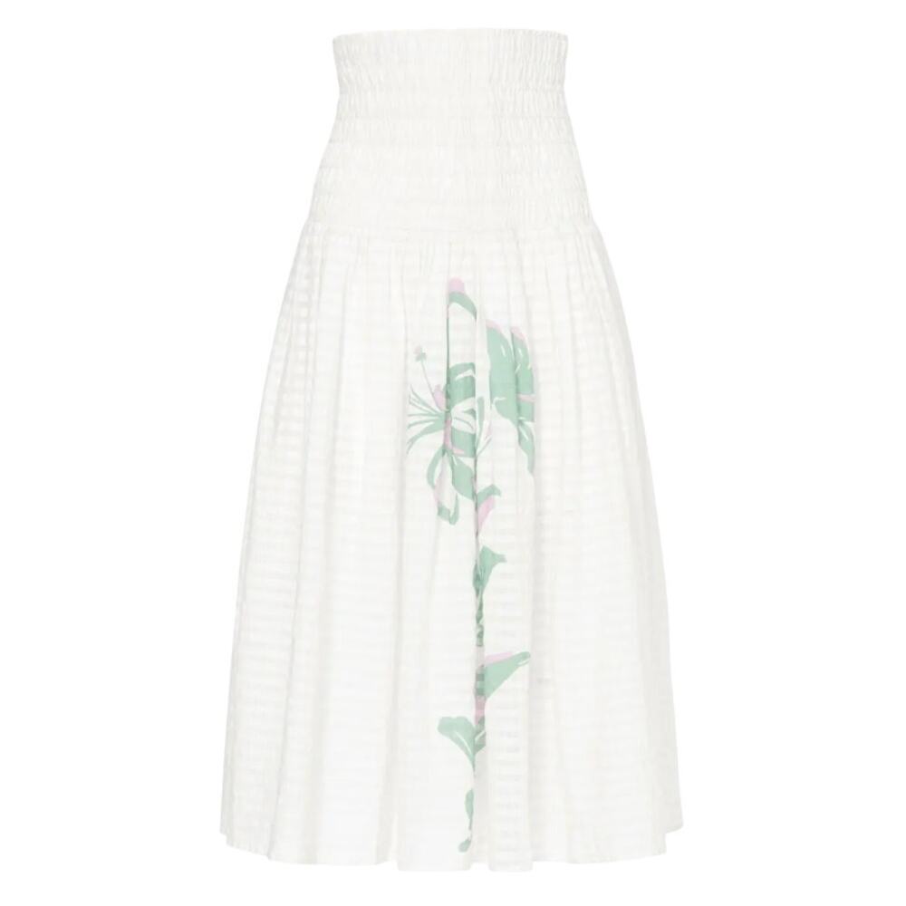 Tanya Taylor Lily Skirt In White, Size M